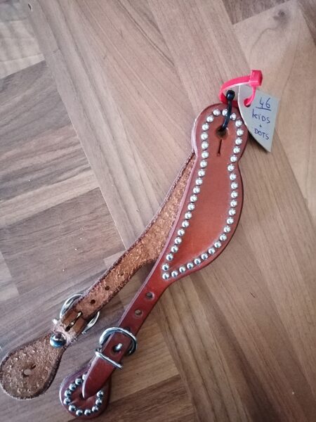 E46 Kids sporenriemen, geschwungen mit Dots