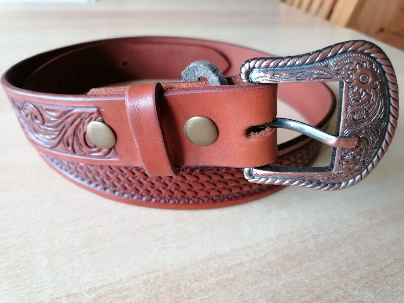 Gürtel 09, Westerngürtel, verwechselbare Buckle