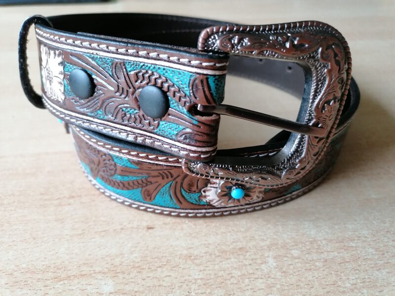 Gürtel 06, Westerngürtel, auswechselbare Schnalle