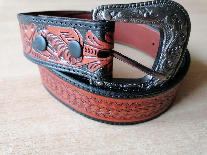 Gürtel 05, Westerngürtel, verwechselbare Schnalle