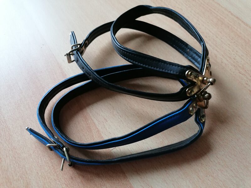 Mini Leder Geschir ohne Leine