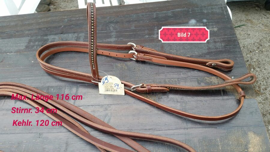 BR Crystal, Sirnband, rotbraun, Warmblut (ohne Zügel)