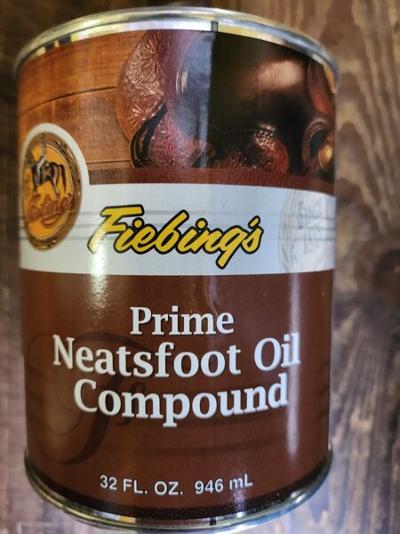 Fiebing´s Neatsfoot Compound Lederöl, mit Pinsel