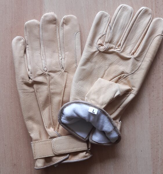 Cowboy-Handschuhe, mit Verstärkung, gefüttert mit Klettverschluss