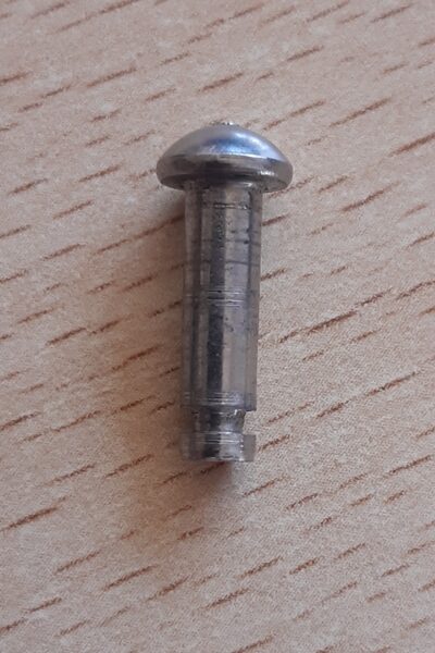 Edelstahl Ersatzachsen für Sporenräder, C-Verschluss